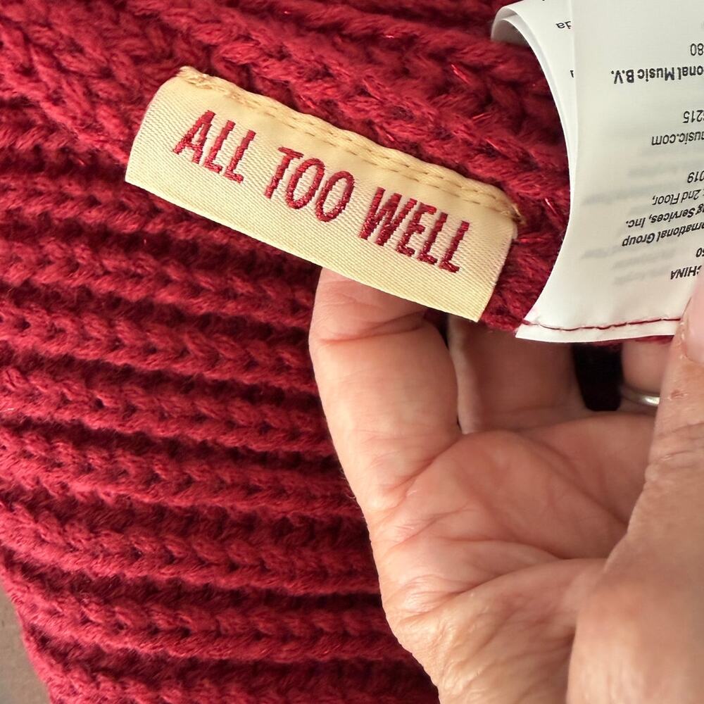 Taylor Swift NIB | All Too Well Lurex Red Sparkly… - image 4